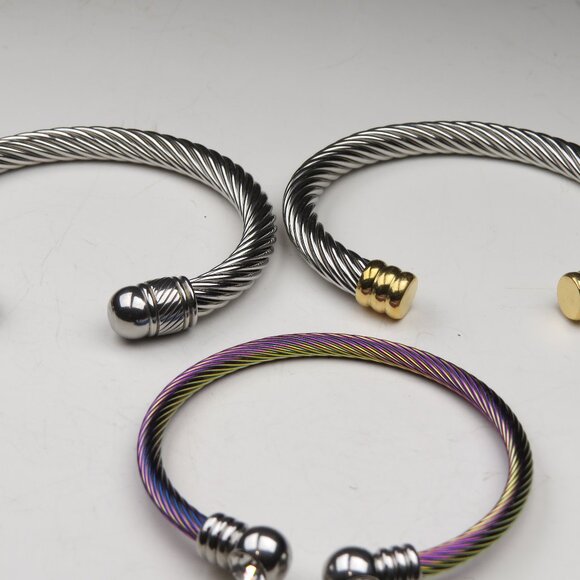 14k Balance energy Bracelet 3 Pieces lot - Picture 1 of 4